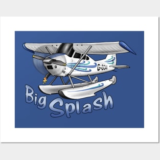 Cessna Seaplane Alaska Bush Floats Posters and Art